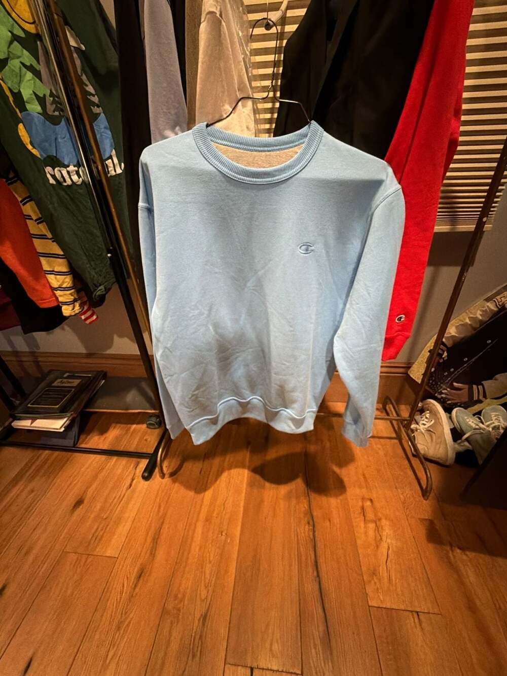 Champion Powerblend Crewneck Sweatshirt Light Blue
